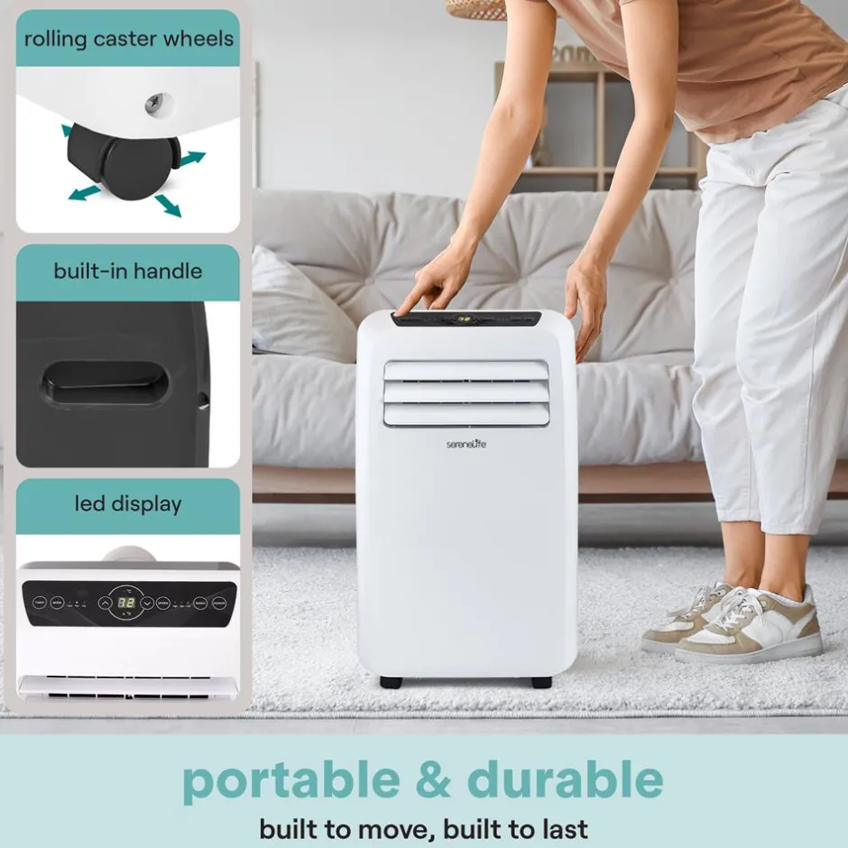 Compact & Portable Room Air Conditioner<SereneLife Clearance