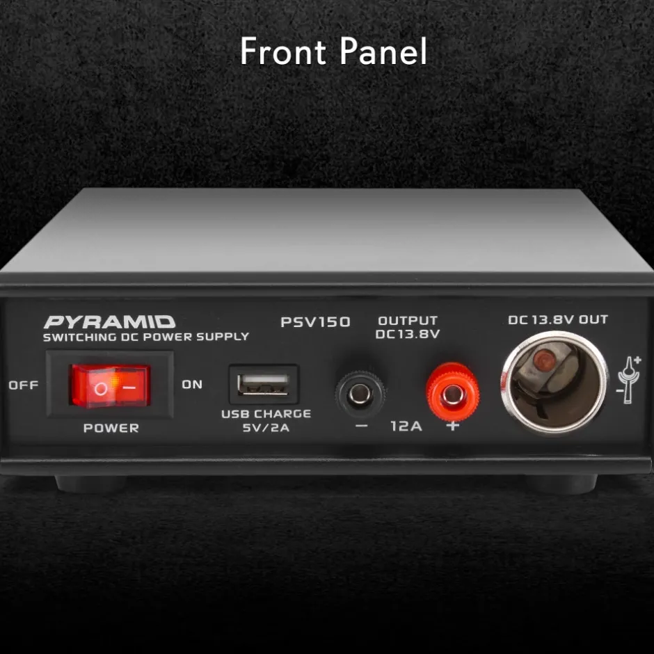 Compact Bench Power Supply 12A Variable Linear Regulated AC-DC Converter<Pyramid Online