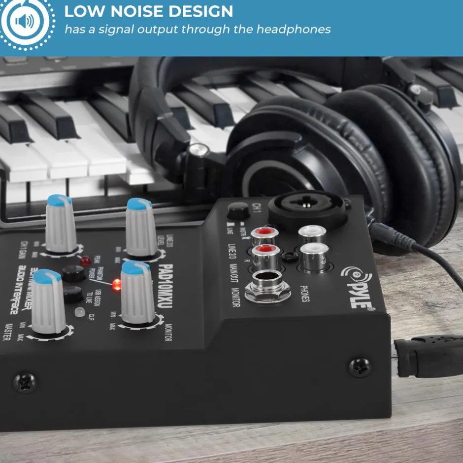 Compact Dj Mixer Pro Audio Interface<Pyle Discount