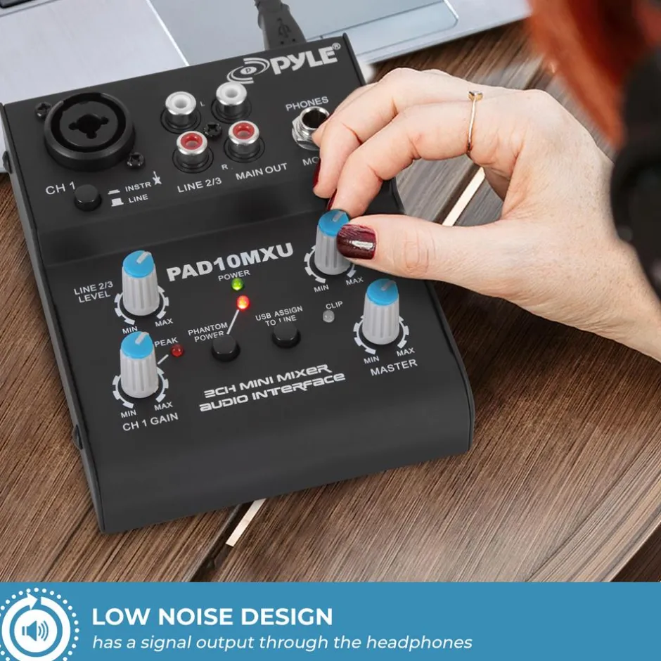 Compact Dj Mixer Pro Audio Interface<Pyle Discount