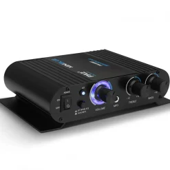 Compact Mini Bluetooth Audio Amplifier with Mic Input<Pyle Discount