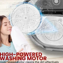 Compact Washer Dryer Combo, Space-Saving, 11lbs Capacity, Gray<Pure Clean Online