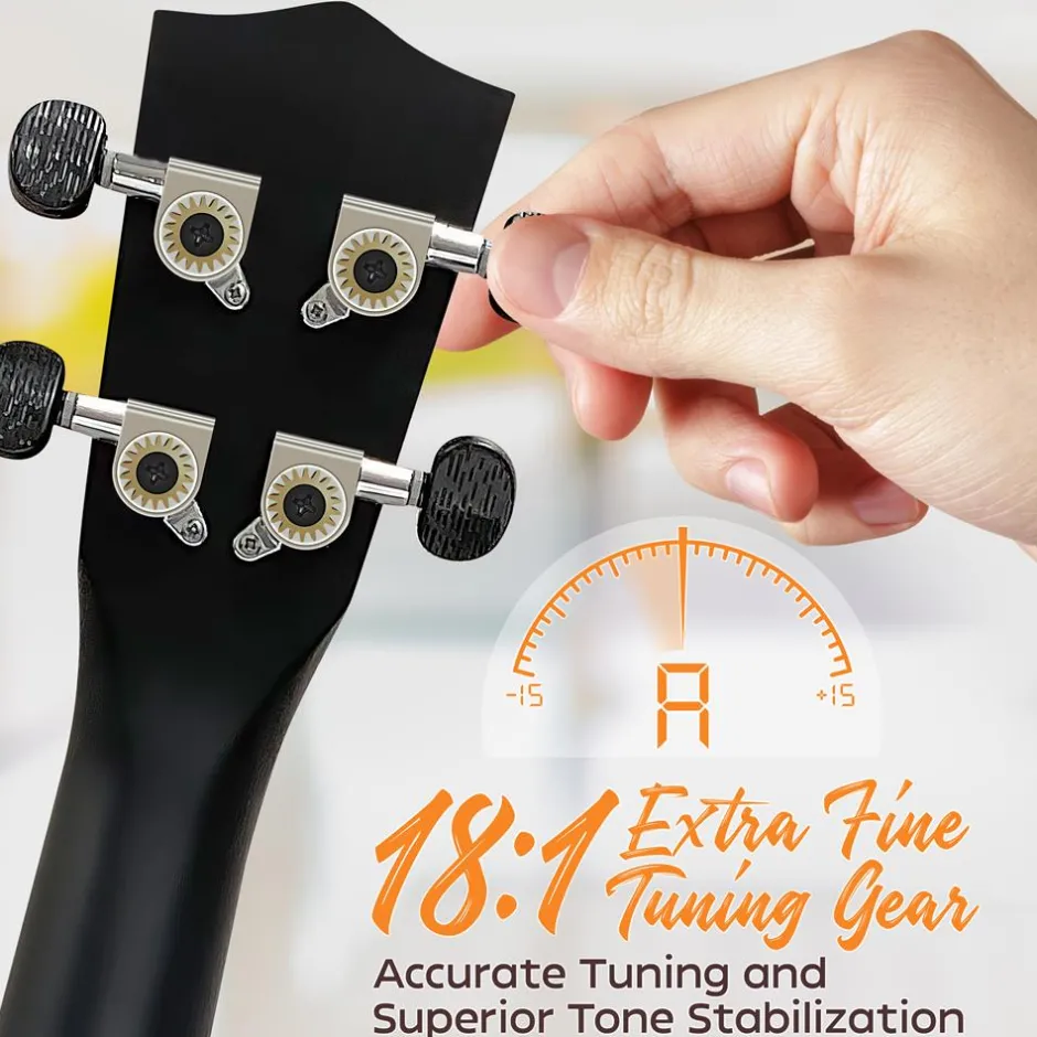 Concert Ukulele Beginner Pack<Pyle