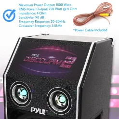 DJ Speaker System 1500W Dual 10