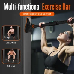 Doorway Pull-Up & Push-Up Bars Set, Adjustable, Anti-Skid, Home Gym Equipment<SQUATZ New
