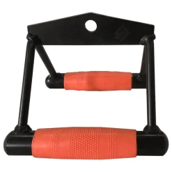 Double D Row Handle - Non-Slip Steel, 360¬∞ Rotation, Orange Handle<SQUATZ Clearance
