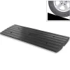 Driveway Curb Ramp - 11,000 lb Capacity, Heavy Duty Rubber, 4 ft Length<Pyle New