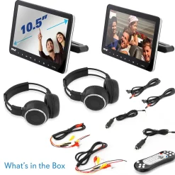 Dual Headrest DVD Player - 10.5
