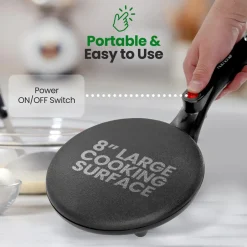 Electric Crepe Maker, Nonstick 8