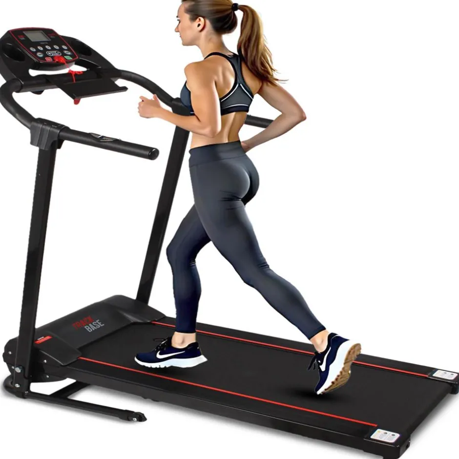 Electric Folding Treadmill, Compact Design, Bluetooth, 12 Modes<SereneLife Outlet