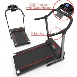 Electric Folding Treadmill, Compact Design, Bluetooth, 12 Modes<SereneLife Outlet