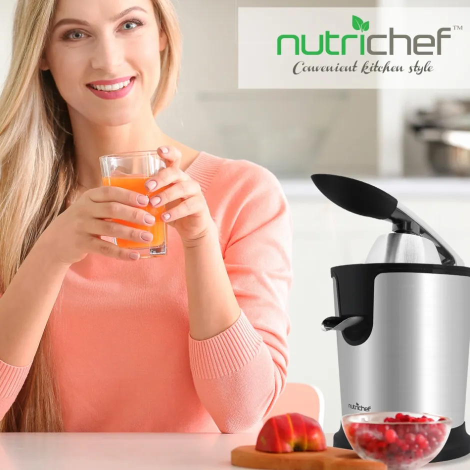 Electric Fruit & Citrus Juicer<NutriChef Hot