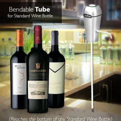 Electric Wine Aerator Pump - Fresher Wine, Automatic, Aluminum Alloy<NutriChef Outlet