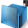 Exercise Mat 50 Pcs - Cushioned EVA Foam, Non-Skid, Easy Assembly, Blue<SQUATZ Best