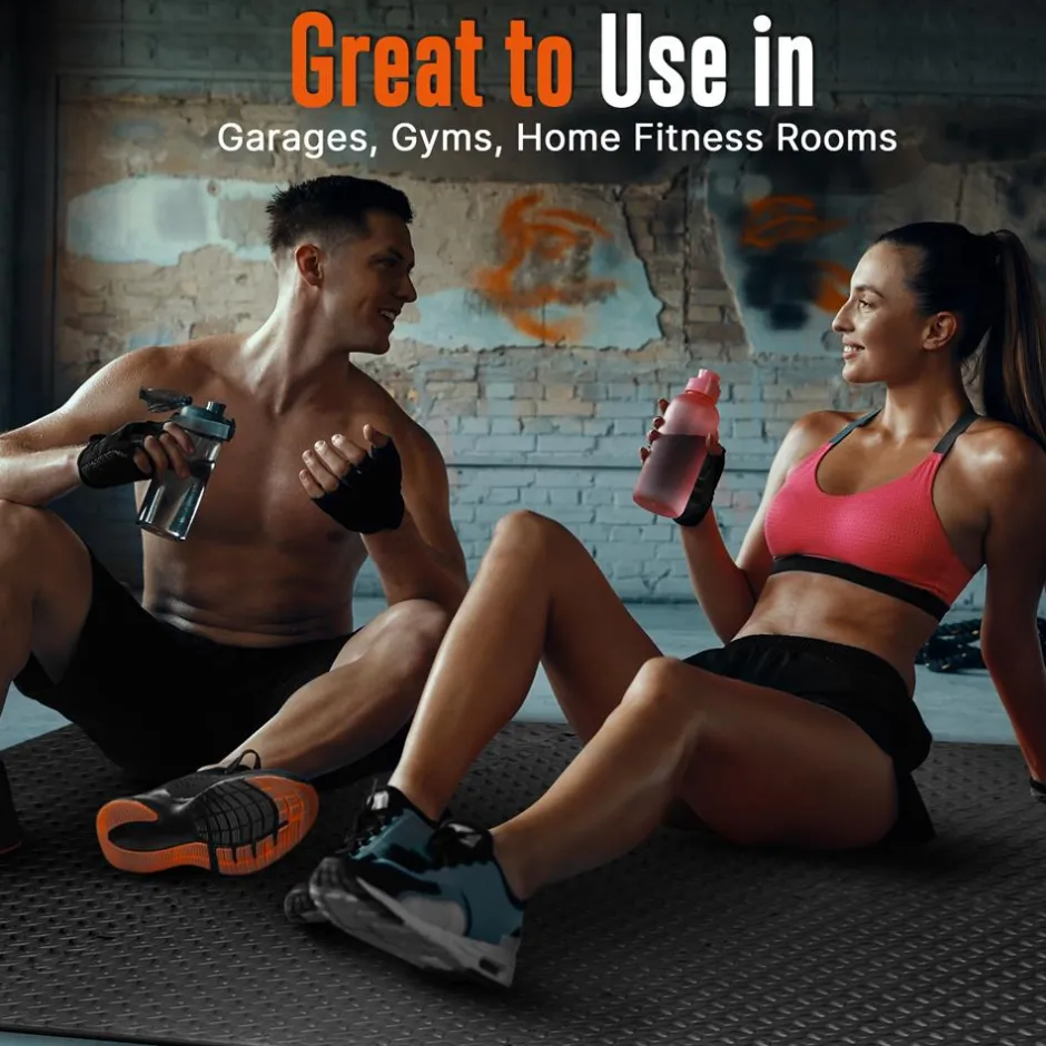 Exercise Mat 25 Pcs - Cushioned EVA Foam, Non-Skid, Easy Assembly<SQUATZ Hot