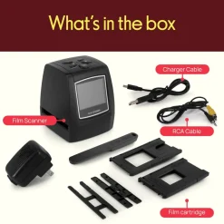 Film Scanner Slide Digitizer 22MP LCD Display TV Output<Pyle Sale