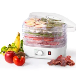 Food Dehydrator for Efficient Preservation, 5 Trays, High-Heat Circulation<NutriChef Clearance