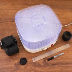 Food Dehydrator for Efficient Preservation, 5 Trays, High-Heat Circulation<NutriChef Clearance