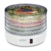 Food Dehydrator Machine, Even Dehydration, 5 Easy-Clean Trays, White<NutriChef Best