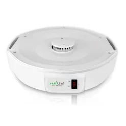 Food Dehydrator Machine, Even Dehydration, 5 Easy-Clean Trays, White<NutriChef Best