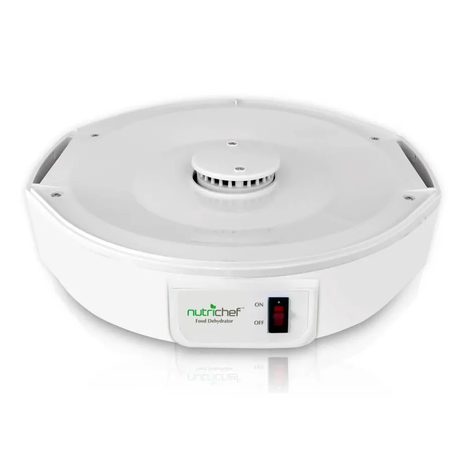 Food Dehydrator Machine, Even Dehydration, 5 Easy-Clean Trays, White<NutriChef Best
