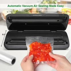 Food Vacuum Sealer - Extends Shelf Life, High Suction, LED Touch Controls<NutriChef Online