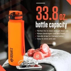 Frosted Water Bottle With Strainer<SQUATZ Sale