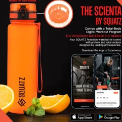Frosted Water Bottle With Strainer<SQUATZ Sale