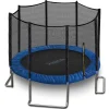 8FT Outdoor Trampoline, Safe Jumping, Reinforced Mat, Blue<SereneLife Hot