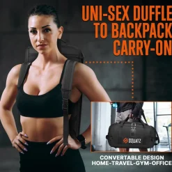 Gym Bag 50L Duffle Backpack Tear-Resistant Polyester, Spacious Compartments<SQUATZ Outlet