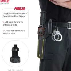 Handheld Metal Detector Wand High Sensitivity LED Alerts<Pyle Hot
