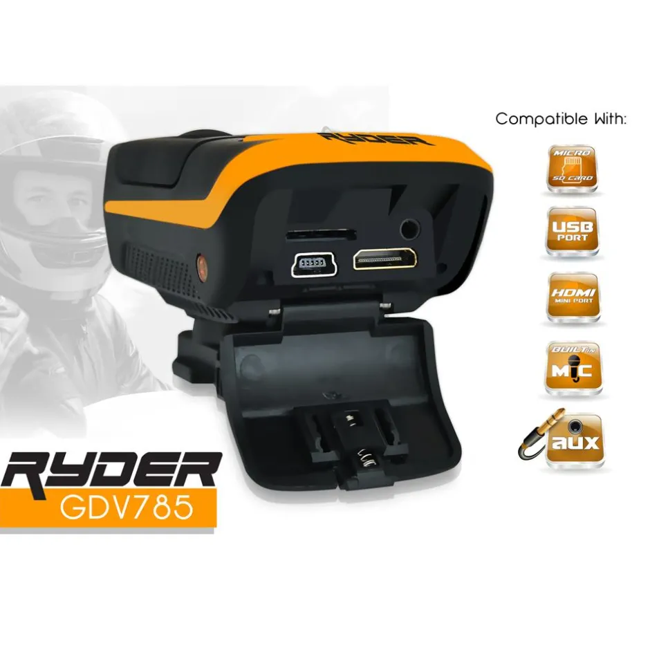 HD Action Camera 1080P Anti-Shake 16MP Waterproof 1.5" LCD<Pyle Clearance