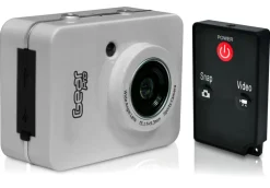 HD Action Camera 1080P Waterproof 12MP Touch Screen Silver<Pyle