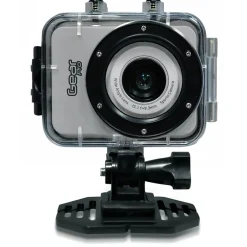HD Action Camera 1080P Waterproof 12MP Touch Screen Silver<Pyle