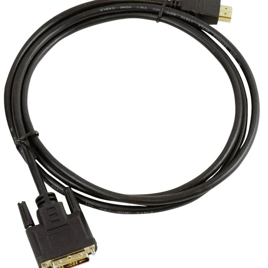HDMI to DVI Video Cable 6ft 24k Gold-Plated Quad-Shielded<Pyle Clearance
