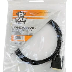 HDMI to DVI Video Cable 6ft 24k Gold-Plated Quad-Shielded<Pyle Clearance