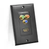 HDMI/RGB Wall Plate High-Def Video 1080p ABS Plastic<Pyle