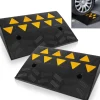Heavy-Duty Curbside Ramp Set, 55,000 lbs Capacity, Yellow Reflective<Pyle Hot