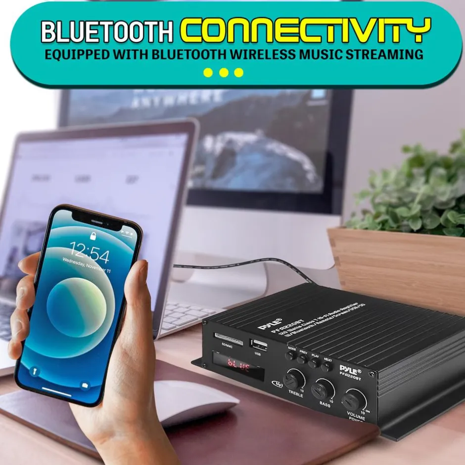 Home Audio Desktop Bluetooth Amplifier<Pyle Hot
