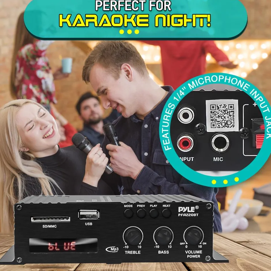 Home Audio Desktop Bluetooth Amplifier<Pyle Hot