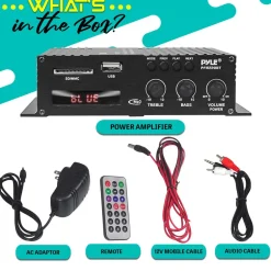 Home Audio Desktop Bluetooth Amplifier<Pyle Hot