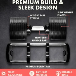 Home Fitness Adjustable Dumbbell Set Of<SQUATZ New