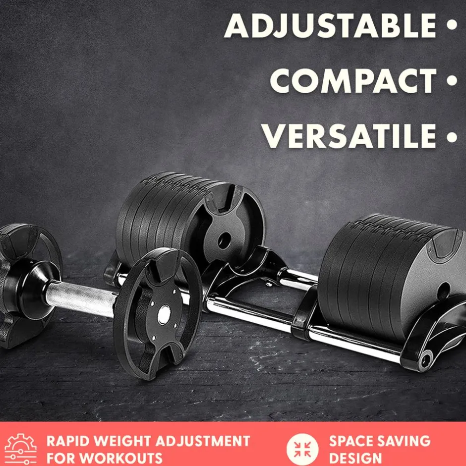 Home Fitness Adjustable Dumbbell Set Of<SQUATZ New