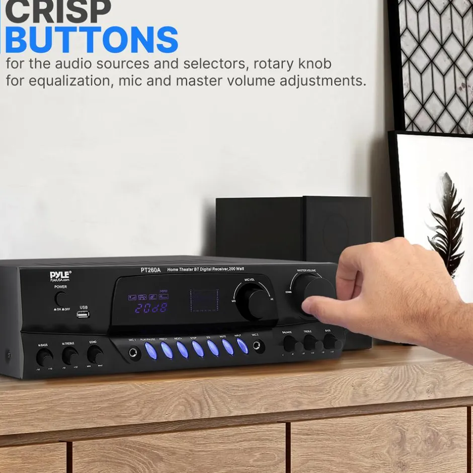 Home Theater Stereo Receiver System<Pyle New