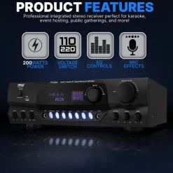 Home Theater Stereo Receiver System<Pyle New