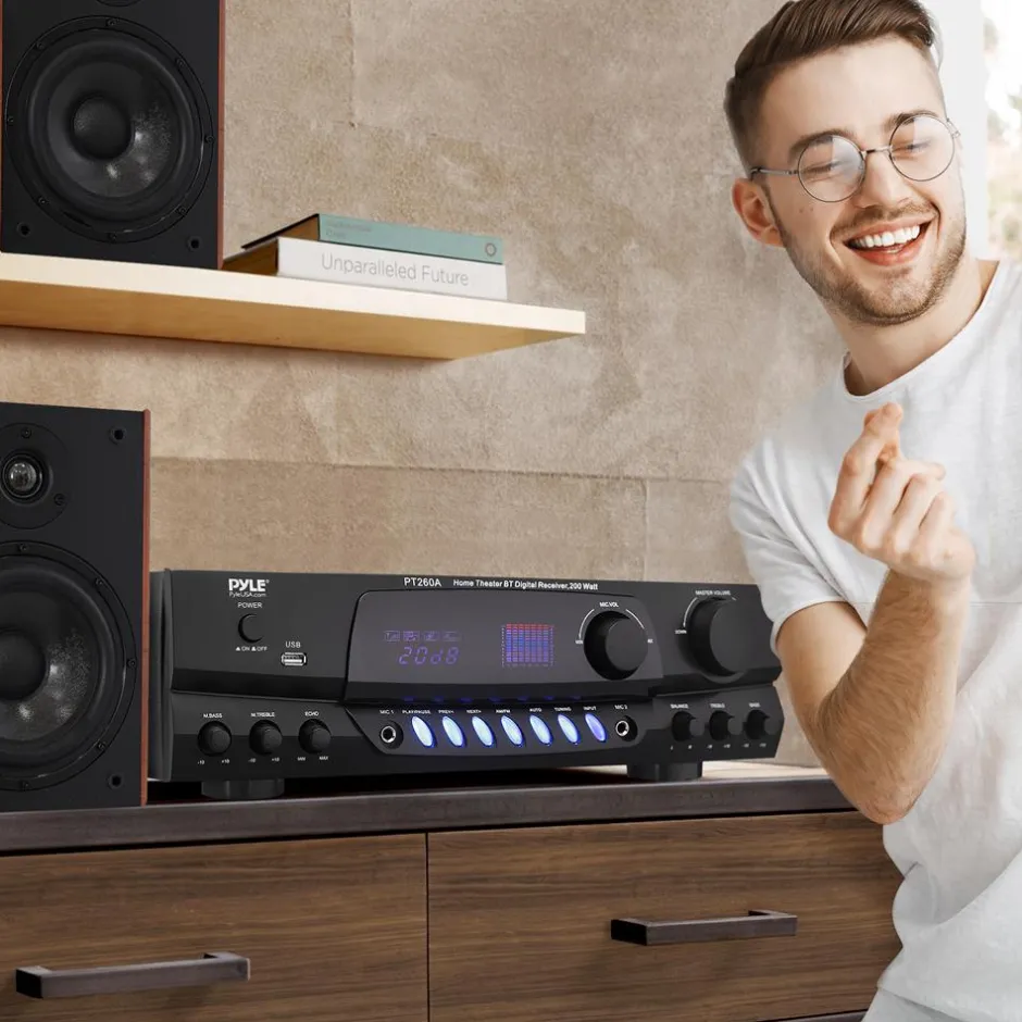 Home Theater Stereo Receiver System<Pyle New