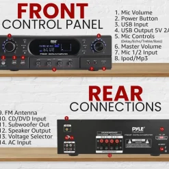 Home Theater Wireless Bt Streaming Recei<Pyle Clearance