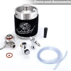 Homebrew Mini Keg System, 64 Oz.<NutriChef Outlet