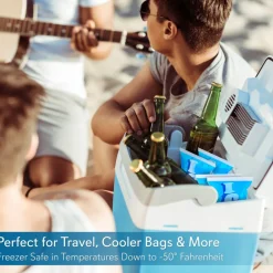 Ice Bag Cooler Pouches - Reusable Ziplock Seal, Holds 9lbs, 20 Pack<NutriChef Clearance