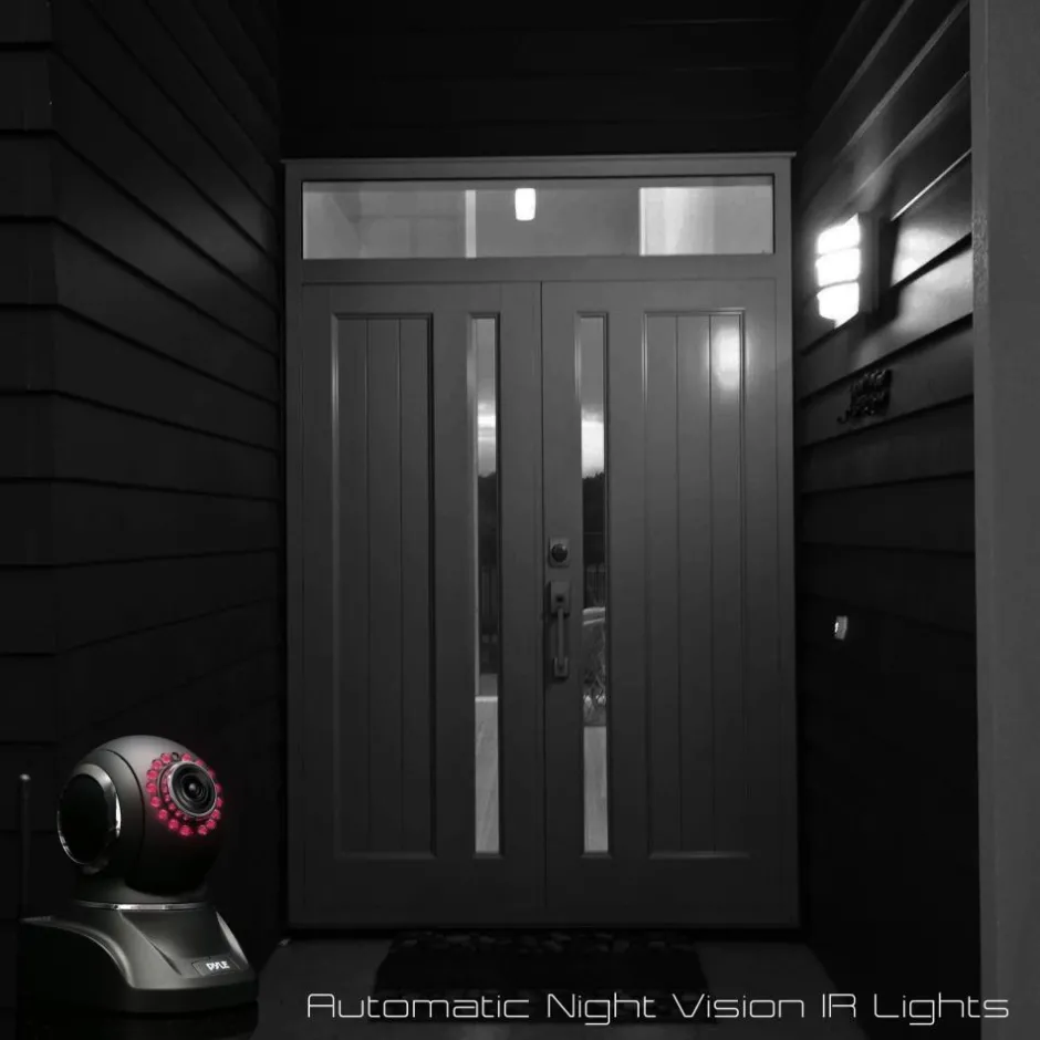 Indoor Wireless Security Camera - Remote Control, 720p HD, Night Vision<Pyle
